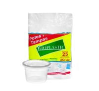 Imagem do produto Pote c/ Tampa Descartável 250ml